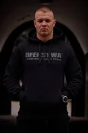 Bluzy męskie - OFENSYWA BLUZA MĘSKA Z KAPTUREM SPORTOWY TRYB ŻYCIA CZARNO/CZARNA 3XL - miniaturka - grafika 1