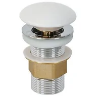 Korki do umywalek - Bathco Spain korek do umywalki pop-up biały 0212PR - miniaturka - grafika 1