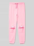 Spodnie i spodenki dla chłopców - Spodnie dresowe o kroju regular fit z elastycznym pasem - miniaturka - grafika 1