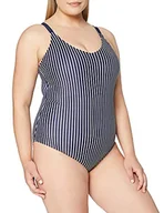 Stroje kąpielowe - Swim by Zizzi Damski kostium kąpielowy, Blau (Dark Blue 9999), 42 PL - miniaturka - grafika 1