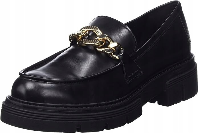 MARCO TOZZI DAMSKIE CZARNE MOKASYNY CASUAL 41 16GA
