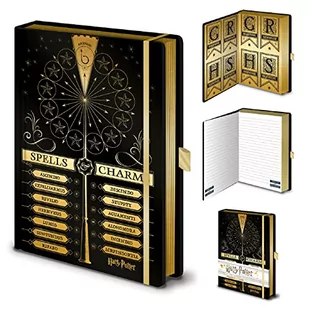 Pyramid International Notatnik Harry Potter (wzór zaklęć i charmsów), notatnik A5 i dziennik - oficjalny produkt - Pozostałe książki - miniaturka - grafika 1