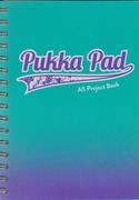 Zeszyty szkolne - Pukka Pad Project Book Fusion A5 200 w kratkę morski 8413 - miniaturka - grafika 1