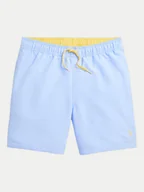 Spodenki damskie - Polo Ralph Lauren Szorty kąpielowe 323957810006 Błękitny Regular Fit - miniaturka - grafika 1