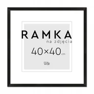 Ramki na zdjęcia - Ramka na zdjęcia 40x40 cm Czarna - miniaturka - grafika 1