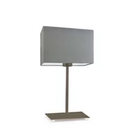 Lampy stojące - Lampka nocna LYSNE Amalfi, 60 W, E27, stalowa/złota, 40x20 cm - miniaturka - grafika 1