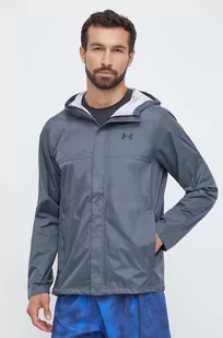 Under Armour kurtka przeciwdeszczowa męska kolor szary przejściowa - Kurtki męskie - miniaturka - grafika 1