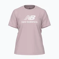 Koszulki i topy damskie - Koszulka damska New Balance Jersey Stacked Logo T-Shirt rosesugar - miniaturka - grafika 1