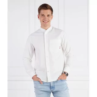 Koszule męskie - Tommy Hilfiger Koszula PIGMENT GMD MANDARIN | Regular Fit - grafika 1