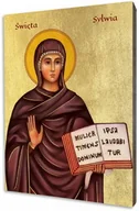 Ikony i obrazy sakralne - Ikona świętej Sylwii - miniaturka - grafika 1
