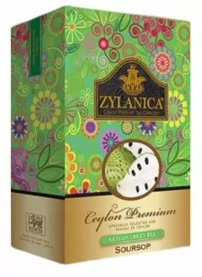 ﻿Herbata Zielona Liściasta ZYLANICA PREMIUM GREEN TEA GP SOURSOP PIECES 100g - Herbata - miniaturka - grafika 1