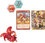 Figurki dla dzieci - Bakugan Legends Platinum figurka Blitz Fox i karty - miniaturka - grafika 1