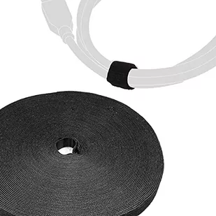 Organizer LABEL THE CABLE Dwustronna taśma z rzepami 25m Czarny PRO1210 - Tuning komputera - akcesoria - miniaturka - grafika 1