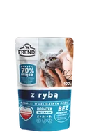 Mokra karma dla kotów - Frendi Frendi kawałki w delikatnym sosie z rybą 100g 56470-uniw - miniaturka - grafika 1