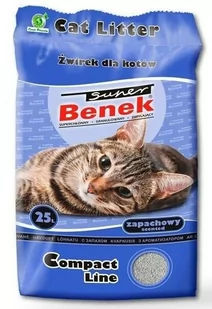 Benek Super Compact Zapachowy (granatowy) 25L - Żwirek dla kotów - miniaturka - grafika 1