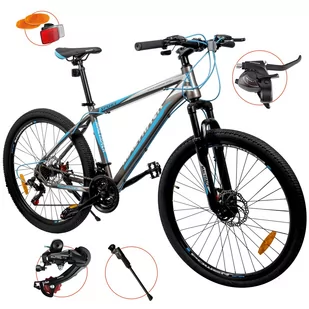 Rower Górski MTB MalTrack TEAM GREY BLUE 26" - Rowery - miniaturka - grafika 1