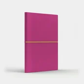 Notesy i bloczki - Like U Notatnik A5 Fun M linia różowy/cytrynowy - Like U - miniaturka - grafika 1