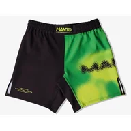 Spodnie sportowe męskie - MANTO Spodenki MMA/Grappling ATOMIC Zielone - miniaturka - grafika 1