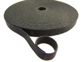 Inne mocowania - Praxa WOJTAP Dwustronna rzepowa BTB szr. 13 mm, 25 metrów - czarna BTB13BK-25 - miniaturka - grafika 1