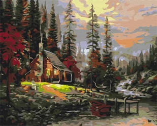 Malowanie po numerach - Dom w lesie 40x50cm - Twoje Hobby - Malowanie po numerach Malowanie po numerach - Dom w lesie 40x50cm - Twoje Hobby - Malowanie po numerach - miniaturka - grafika 2