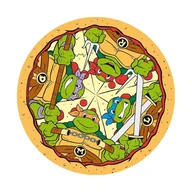 Podkładki pod mysz - Podkładka Materiałowa Pod Mysz Teenage Mutant Ninja Turtles - Pizza - miniaturka - grafika 1