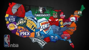 PODKŁADKA POD MYSZ Nadruk 22x18 cm NBA Logo Wszystkie Drużyny TEAM Prezent - Podkładki pod mysz - miniaturka - grafika 1