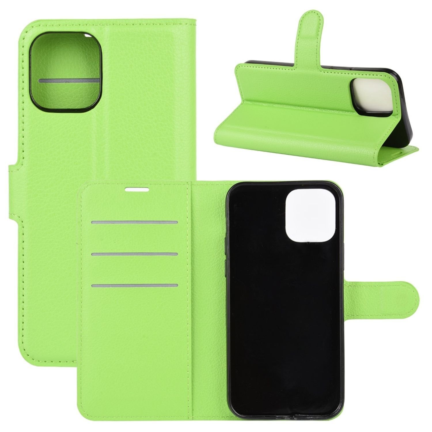 Etui na telefon komórkowy Cover Wallet Bookstyle Case Bumper, Kolor:Zielony, Wybierz model:Samsung Galaxy A72 5G