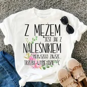 Koszulki i topy damskie - koszulka dla koleżanki po rozwodzie, koszulka rozwodowa, koszulka z motywem rozwód - miniaturka - grafika 1