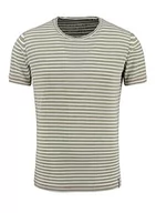 Koszulki męskie - KEY LARGO Męski T-shirt Danilo Round Green (1500), XXL - miniaturka - grafika 1