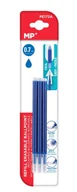 Długopisy - Zestaw Długopisów Ścieralnych Mp 3 Sztuki (Niebieski) Mp - miniaturka - grafika 1