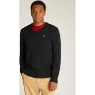 Swetry męskie - Tommy Jeans Sweter | Regular Fit | z dodatkiem kaszmiru - miniaturka - grafika 1