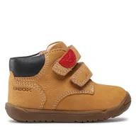 Buty dla chłopców - Trzewiki Geox B Macchia B. C B164NC 03285 C5046 Brązowy - miniaturka - grafika 1