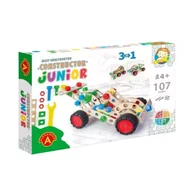 Zabawki kreatywne - Mały Konstruktor Junior - Sportscar 3w1 ALEX - Alexander - miniaturka - grafika 1