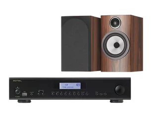 Rotel A14 MKII (czarny) + 706 S3 (mokka) - Zestawy stereo - miniaturka - grafika 1