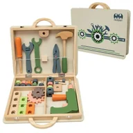 Klocki - Walizka z narzędziami drewniana - Askato - miniaturka - grafika 1