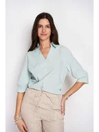 Bluzki damskie - William de Faye Bluzka w kolorze miętowym - miniaturka - grafika 1