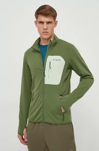 Columbia bluza sportowa Triple Canyon kolor zielony z aplikacją - Bluzy męskie - miniaturka - grafika 1