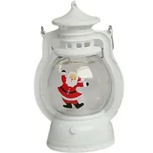 Świeczniki - Lampion Led 12,6 Cm Świecznik Święty Mikołaj Dekoracja Świąteczna Latarenka - miniaturka - grafika 1