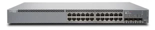 Juniper EX3400-24P łącza sieciowe Zarządzany Gigabit Ethernet (10/100/1000) Obsługa PoE 1U Szary - Pozostałe akcesoria sieciowe - miniaturka - grafika 1
