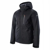 Kurtki męskie - Męska kurtka narciarska Icepeak Capot snowboardowa zimowa czarna rozmiar 50 - miniaturka - grafika 1