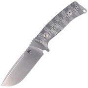 Noże - Nóż FOX Pro Hunter Black Micarta, Stone Washed (FX-131 MBSW) - miniaturka - grafika 1