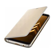 Etui i futerały do telefonów - Samsung Etui Neon Flip Cover do Galaxy A8 2018 Złoty EF-FA530PFEGWW) EF-FA530PFEGWW EF-FA530PFEGWW - miniaturka - grafika 1