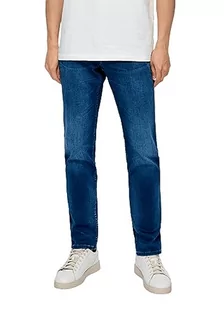 Spodenki męskie - s.Oliver Męskie spodnie jeansowe Slim Fit Keith Blue 31, niebieski, 31W / 34L - grafika 1
