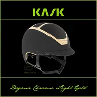 Kaski do jazdy konnej - Kask Sport Kask Dogma Chrome Light GOLD - KASK - czarny/złoty 55-56 - miniaturka - grafika 1