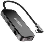 Adaptery i przejściówki - Sitecom Adapter USB-C HDMI/LAN/USB-C CN-394 - miniaturka - grafika 1