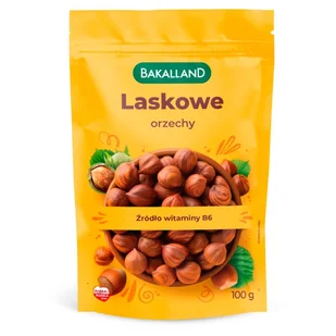 Bakalland Orzechy laskowe - Orzechy i nasiona - miniaturka - grafika 1