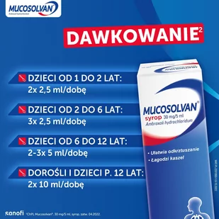 Boehringen Ingelheim Mucosolvan 30mg/5ml 100 ml - Przeziębienie i grypa - miniaturka - grafika 6