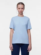 Koszulki i topy damskie - Pieces T-Shirt Ria 17086970 Niebieski Regular Fit - miniaturka - grafika 1