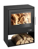 Piece wolnostojące - HAAS+SOHN piec wolnostojący SKIVE II czarny - miniaturka - grafika 1