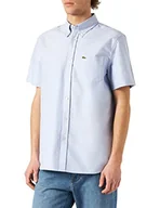 Koszule męskie - Lacoste Męska koszula na co dzień z rękawami, Panorama, S-M - miniaturka - grafika 1